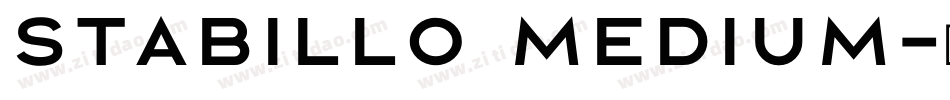 Stabillo Medium字体转换